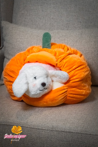 Pumpkin Kisses Pup Pillow - Buttercup Lynne Boutique