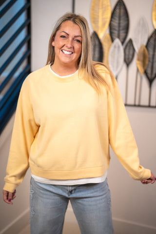 Always On Crew Twofer Pullover By Together