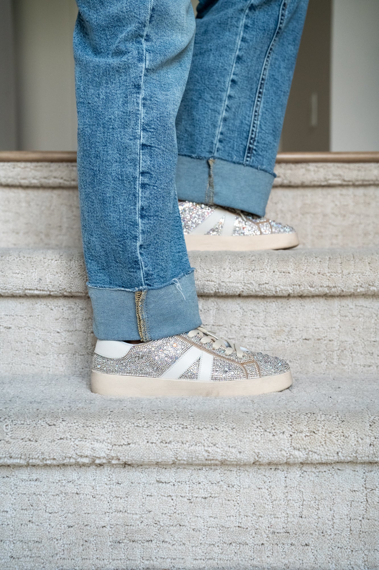 Corkys No Chaser Rhinestone Sneaker - Buttercup Lynne Boutique