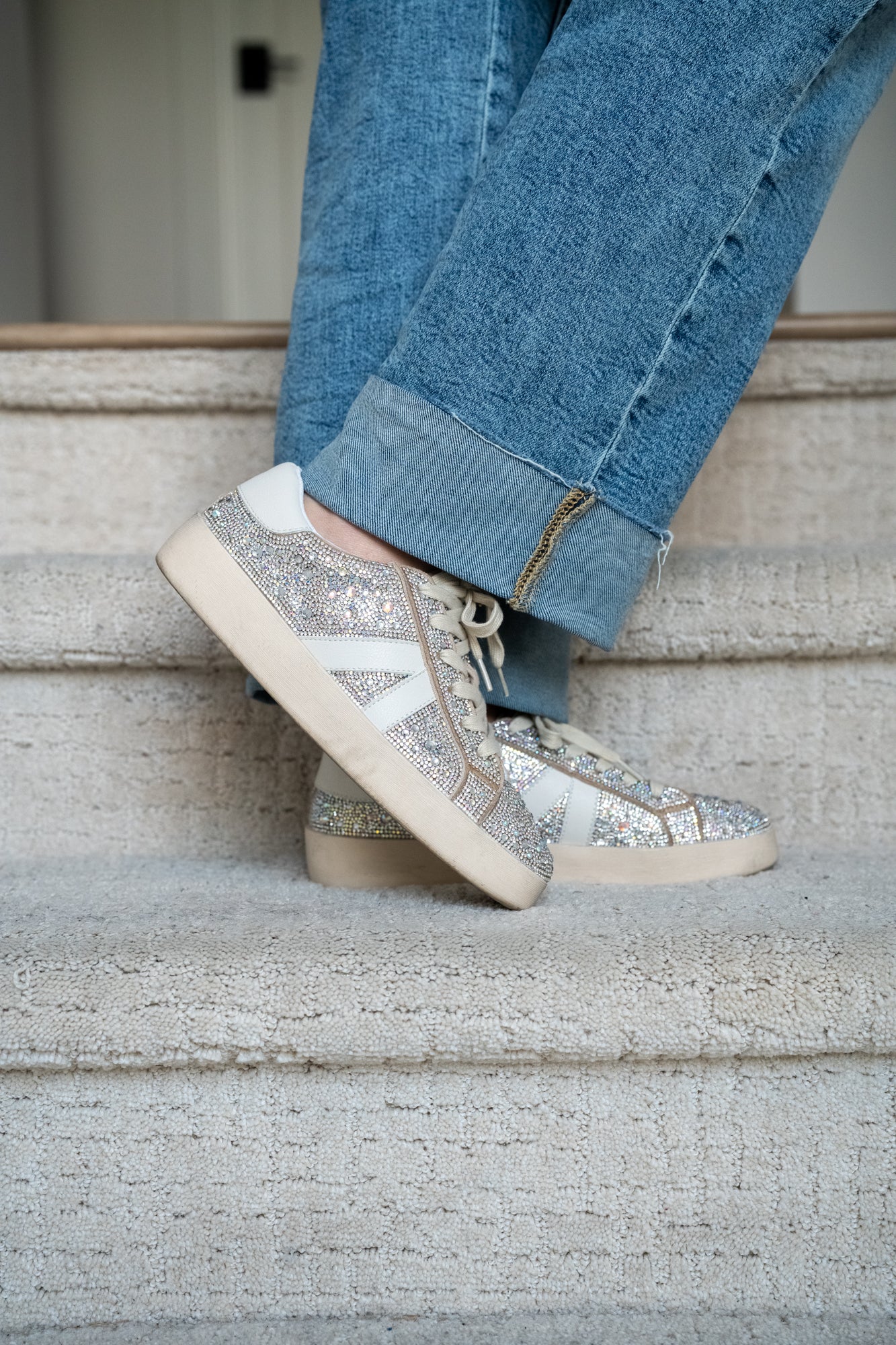 Corkys No Chaser Rhinestone Sneaker - Buttercup Lynne Boutique