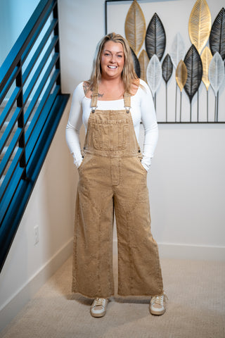 easel light mocha jumpsuit