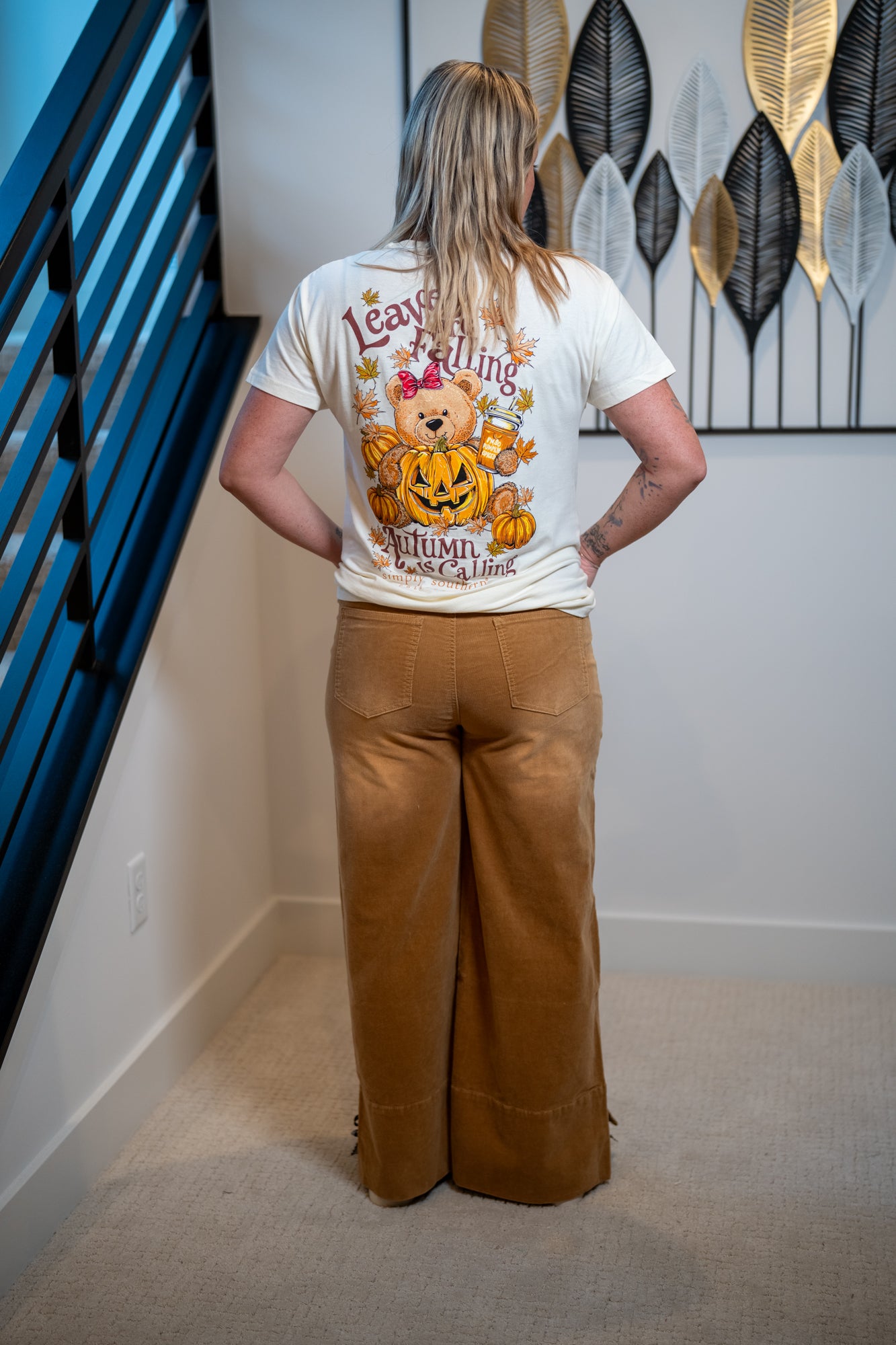 Easel Stretch Baby Corduroy Wide-Leg Pants - Buttercup Lynne Boutique