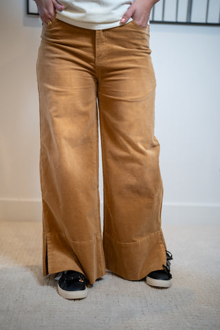 Easel Stretch Baby Corduroy Wide-Leg Pants - Buttercup Lynne Boutique