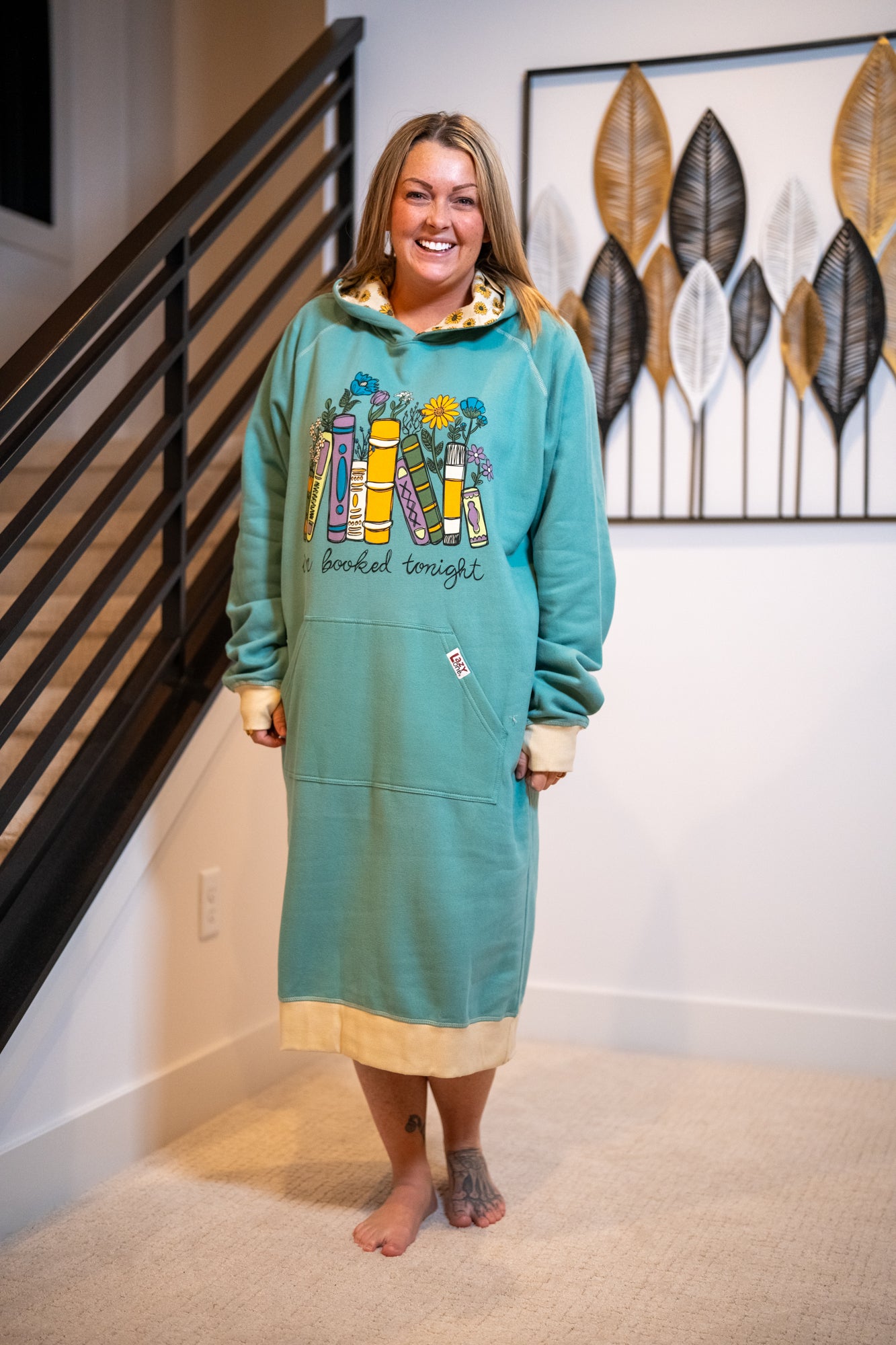 Booked Tonight Sleep Hoodie – Cozy Reading Hoodie by Lazy One