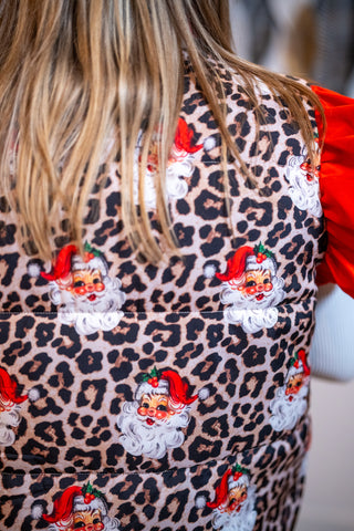Santa Safari Chic Puffer Vest