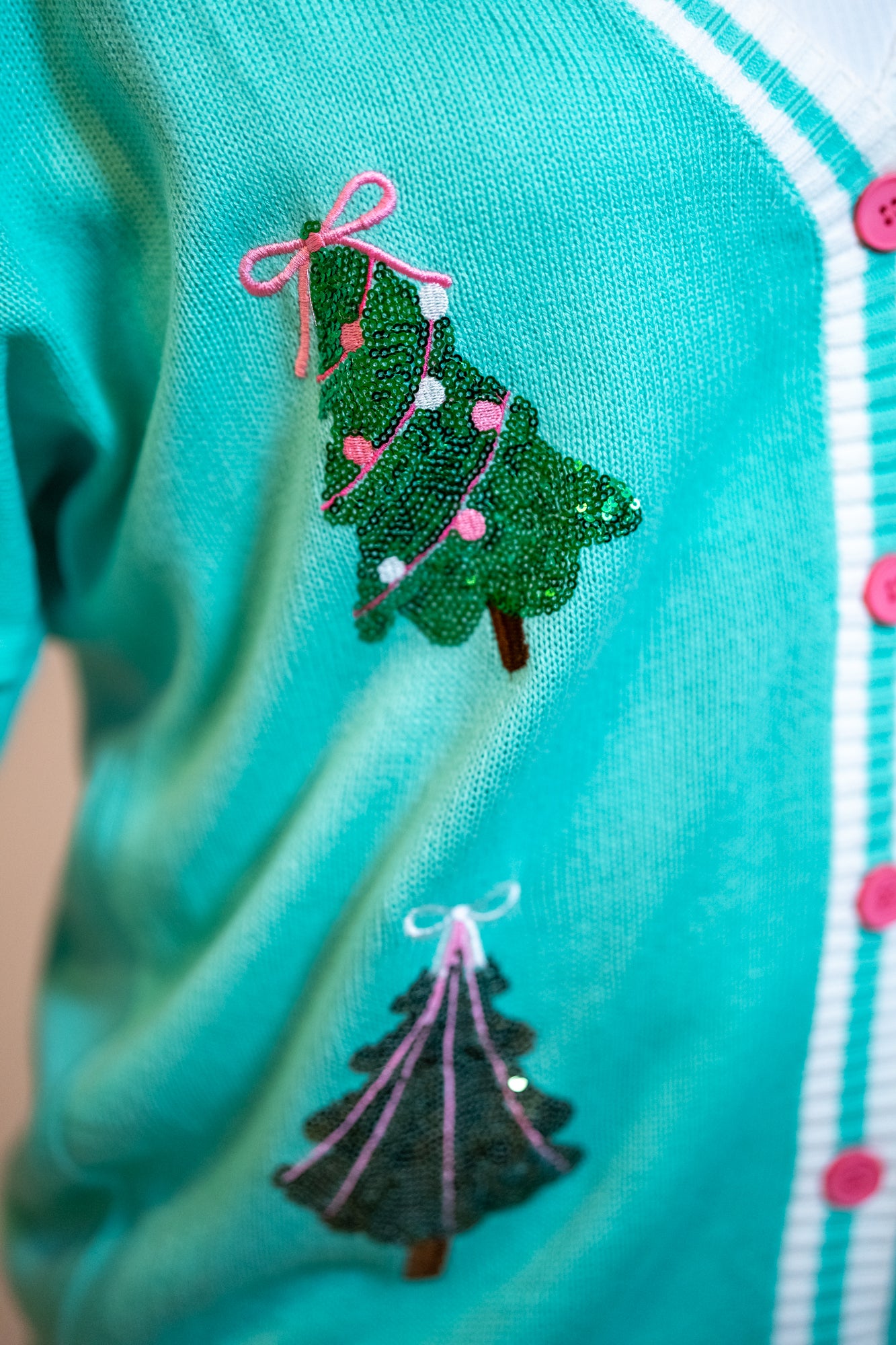 Spruce Trees Relaxed Cardigan