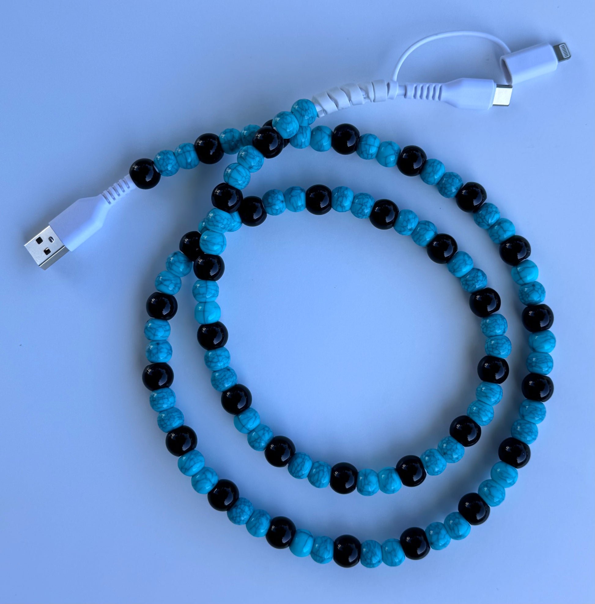 Beaded Charging Cords - Fit for all device USBC & Lightening - Buttercup Lynne Boutique