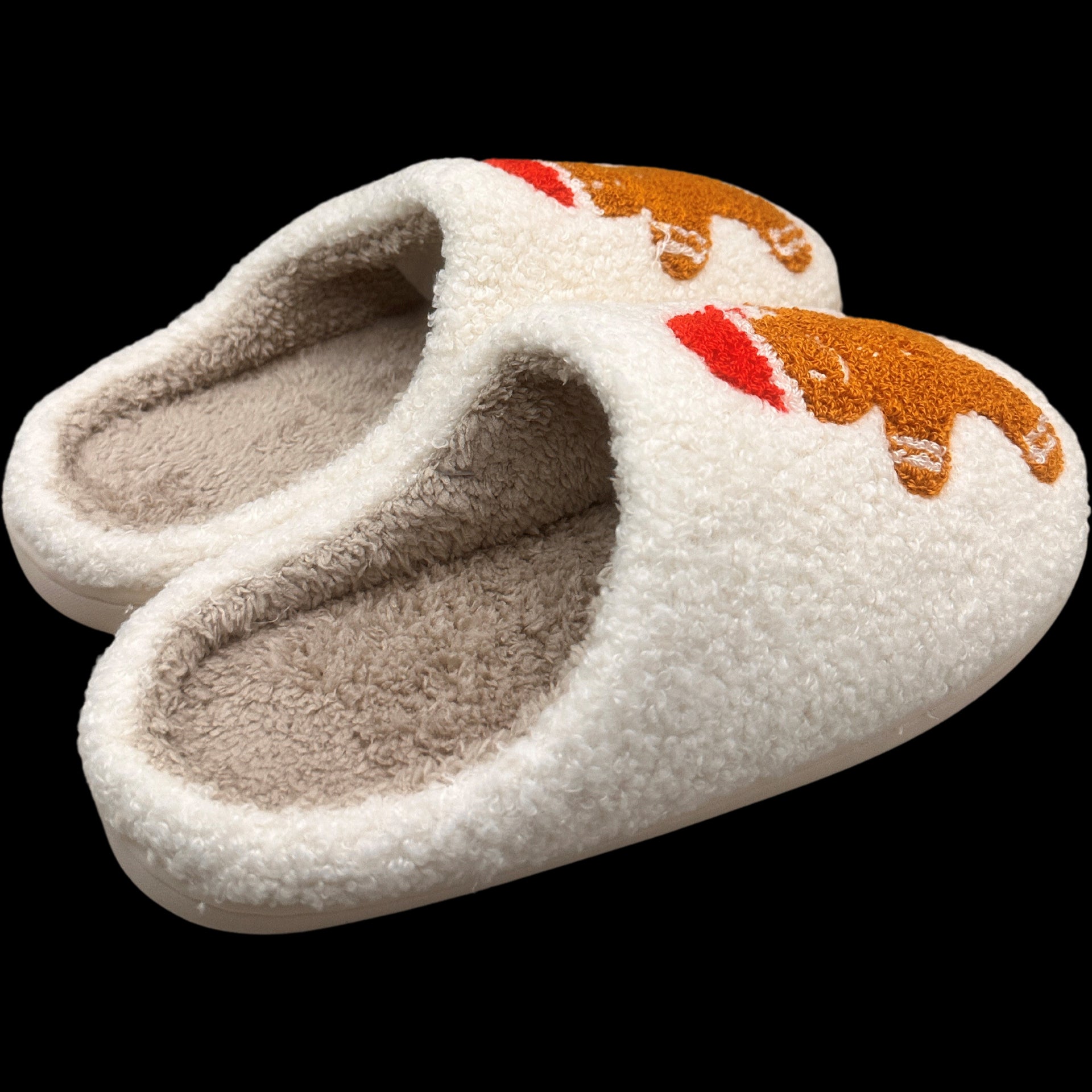Gingerbread Man Slippers - Buttercup Lynne Boutique