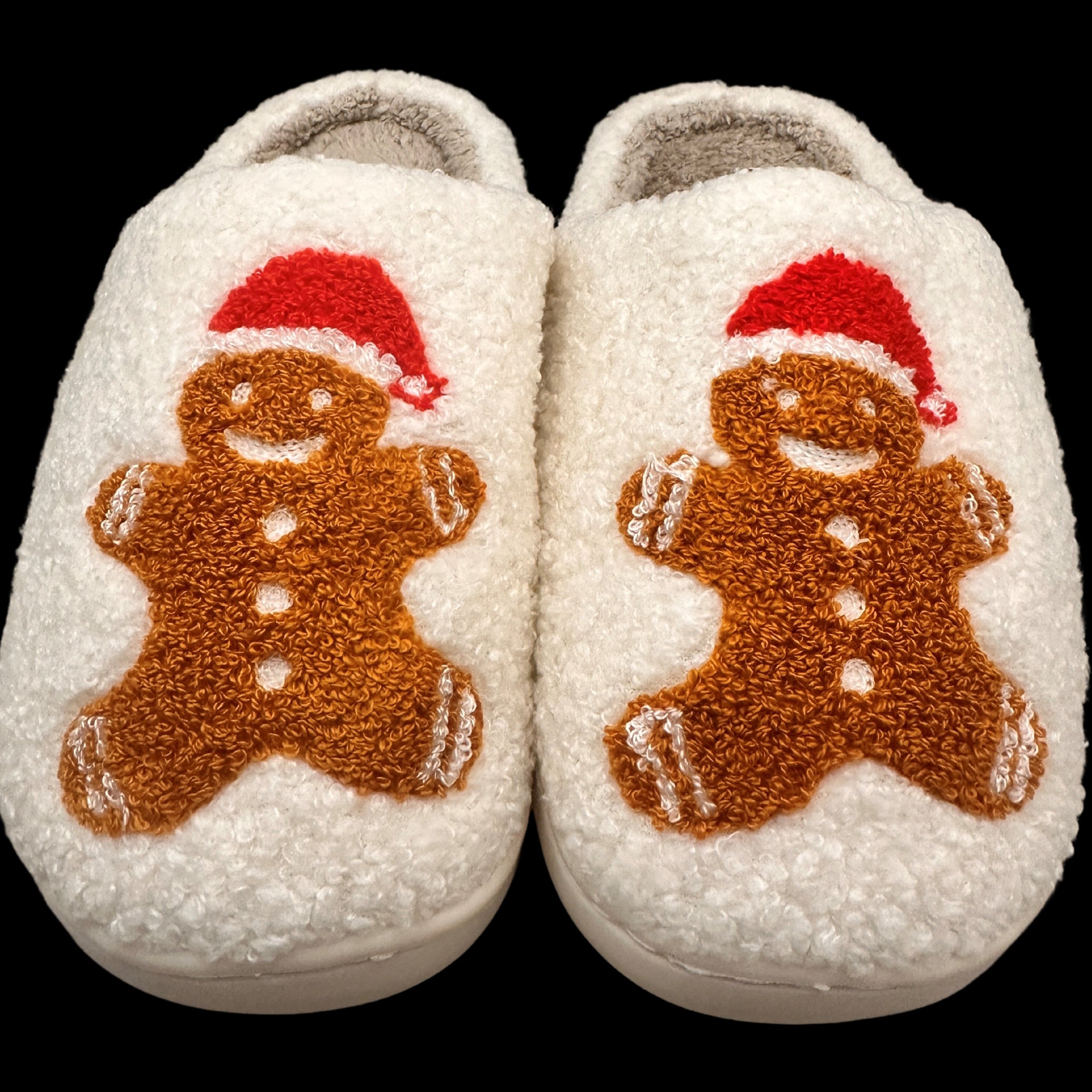 Gingerbread Man Slippers - Buttercup Lynne Boutique