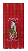 Meowy Christmas Tea Towel