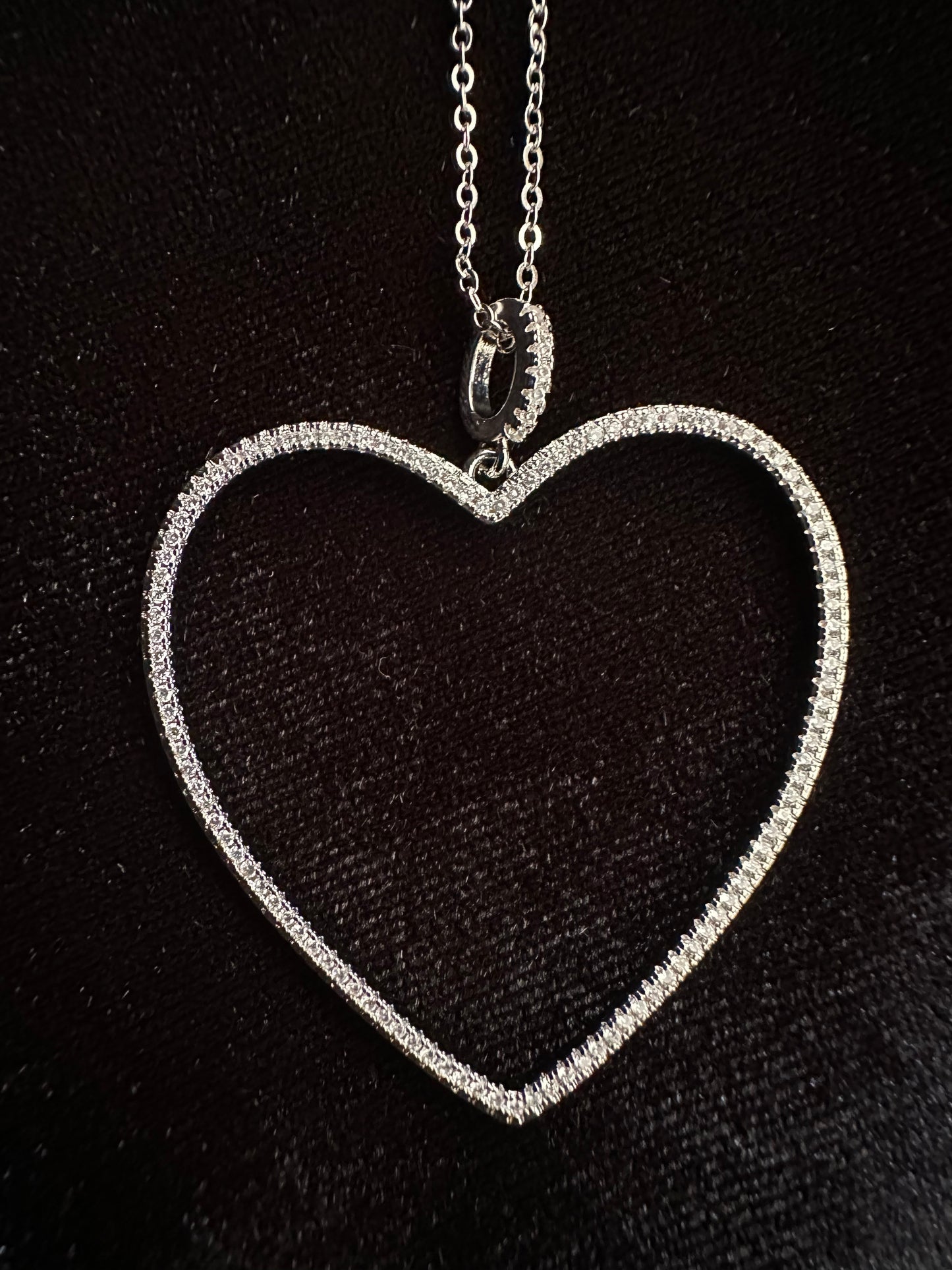 I LOVE You Heart Necklace - Silver - Buttercup Lynne Boutique