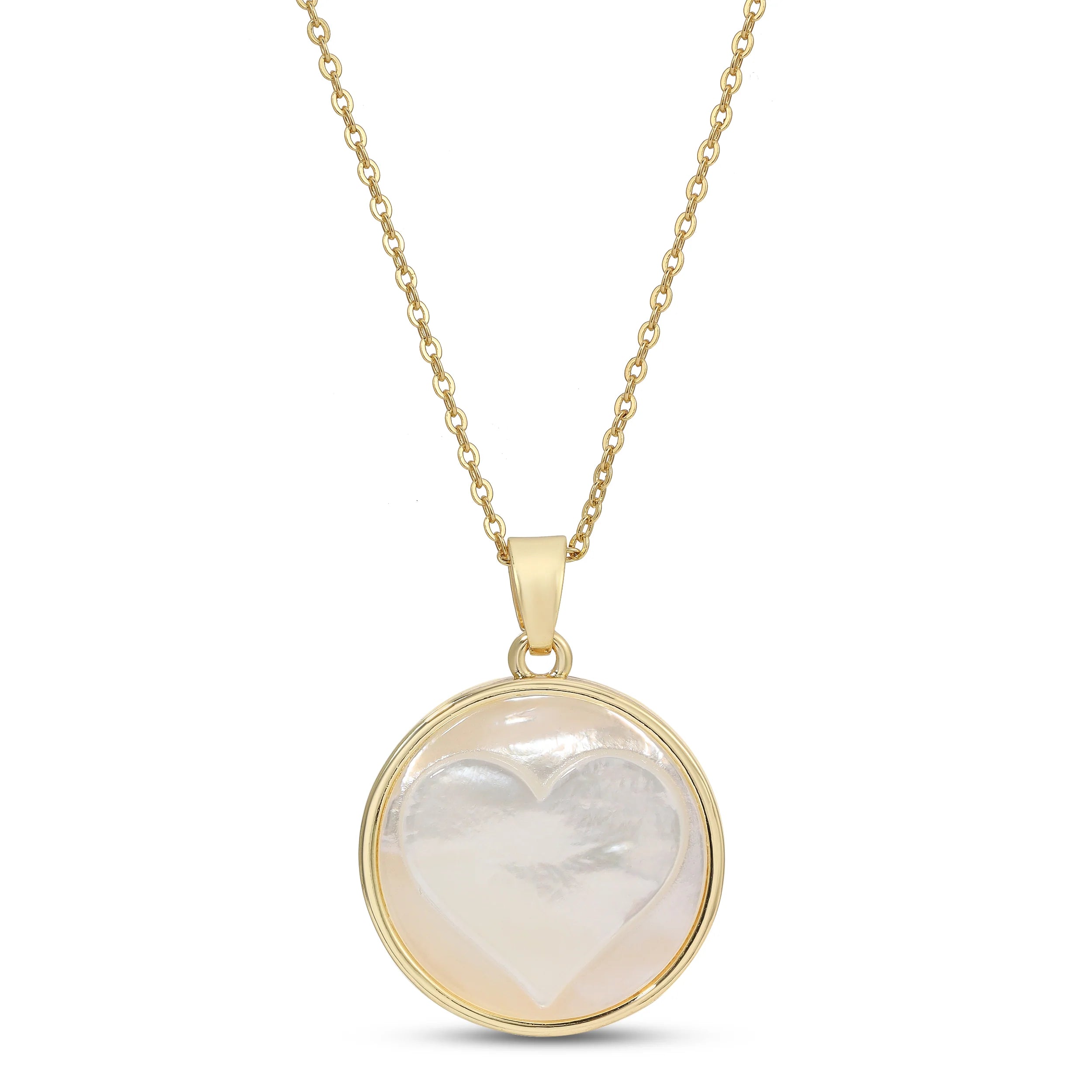 Etched Heart Pendant on a Sparkly Shell – Buttercup Lynne Boutique