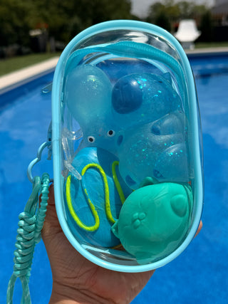Squishy On-the-Go Clear Carry Pouch