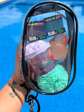 Squishy On-the-Go Clear Carry Pouch