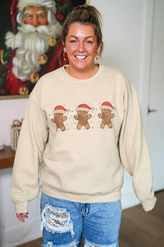 Gingerbread Cookies Sweatshirt - Buttercup Lynne Boutique