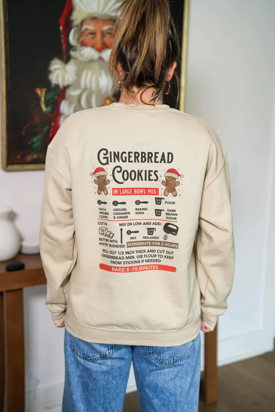 Gingerbread Cookies Sweatshirt - Buttercup Lynne Boutique