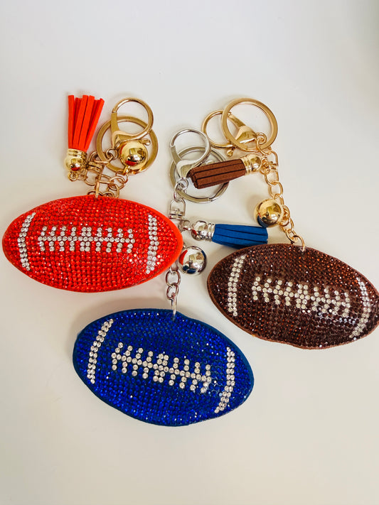 Football Keychain - Buttercup Lynne Boutique