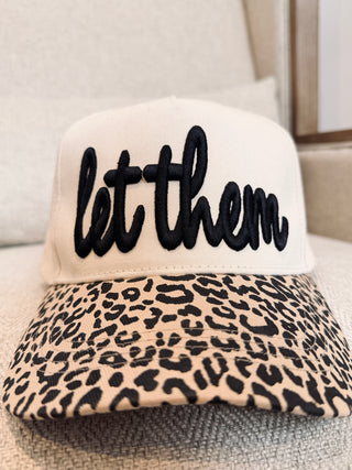 Buttercup Lynne “Let Them” Leopard Snapback Cap