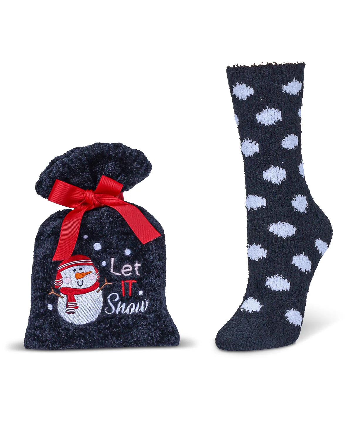 MeMoi Cozy Sock & Gift Bag Set – Let’s Get Baked & Let It Snow