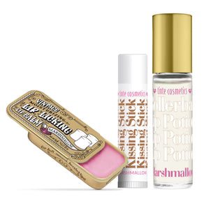 Lip Care Trio Kit – Balm, Rollerball, Kissing Stick + Sticker | TINte Cosmetics