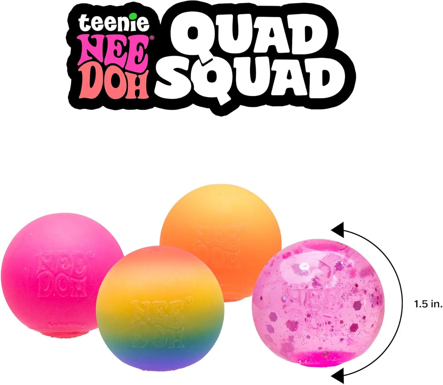 NeeDoh Teenie Quad Squad 4 Pack