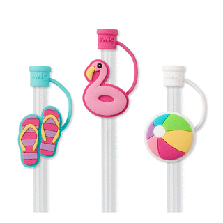 Straw Toppers by SWIG with Straw Included - Pool Collection - Buttercup Lynne Boutique