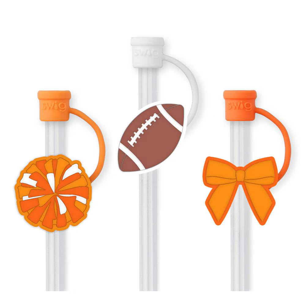 We've Got Spirit Gameday Straw Topper Set Swig - Buttercup Lynne Boutique