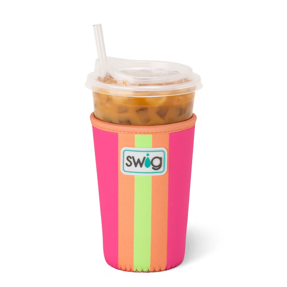 Tutti Frutti Iced Cup Coolie (22oz) - SWIG - Buttercup Lynne Boutique