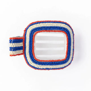 Charlotte Stripe Flat Hair Clip - Buttercup Lynne Boutique