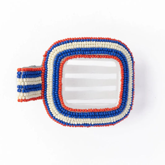 Charlotte Stripe Flat Hair Clip