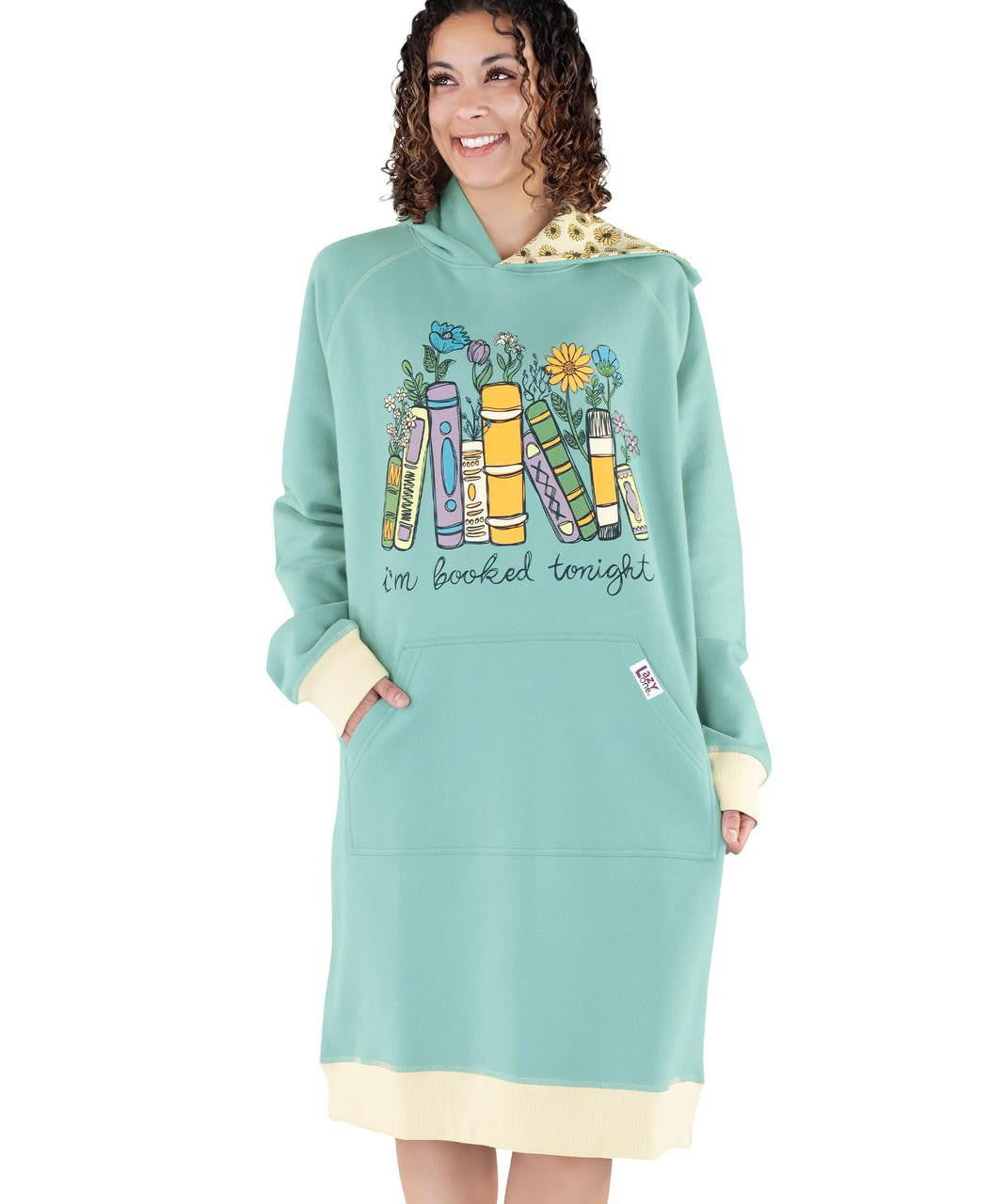 Booked Tonight Sleep Hoodie – Cozy Reading Hoodie by Lazy One