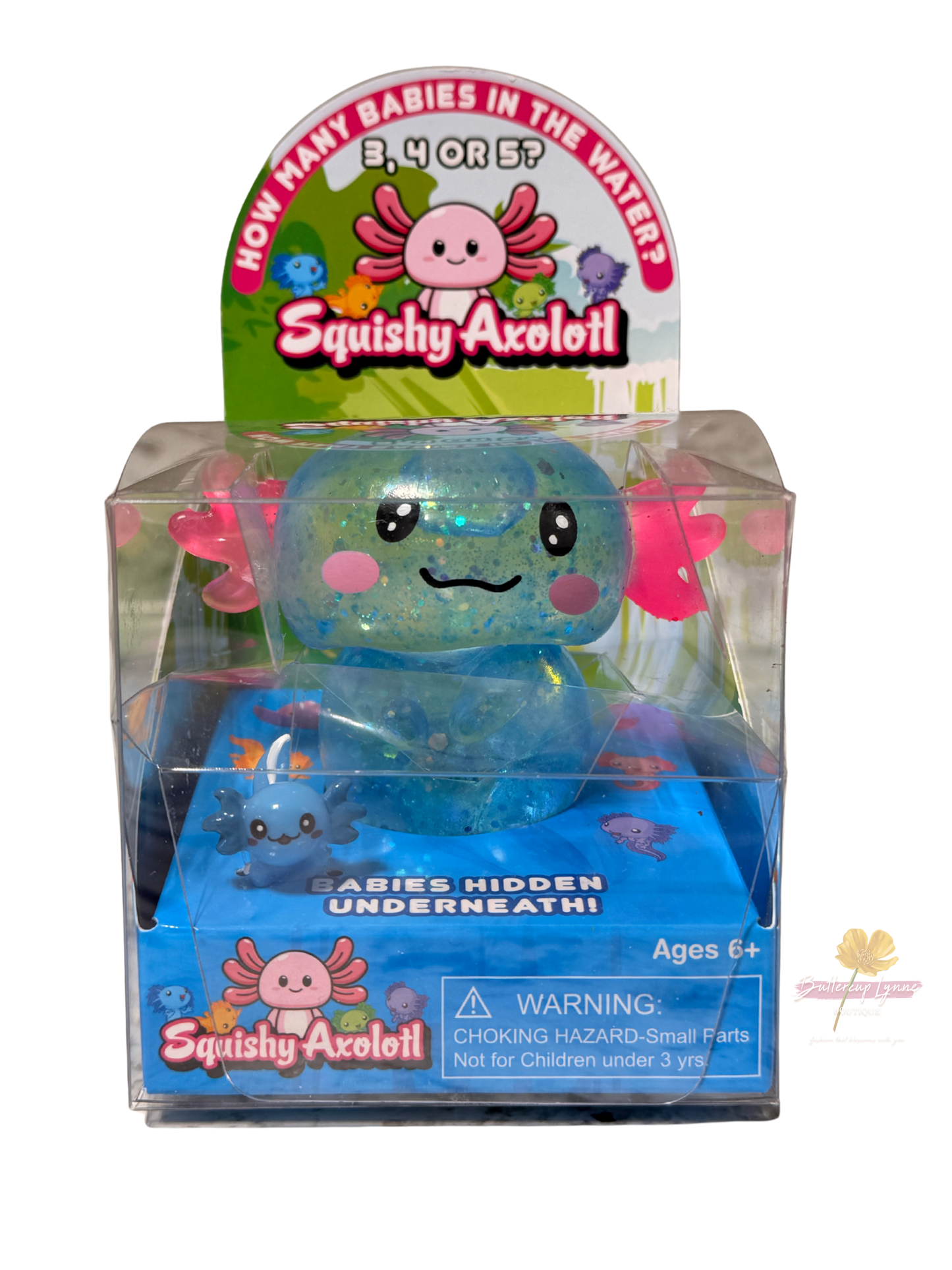 Zorbitz Squishy Axolotl with Babies Inside