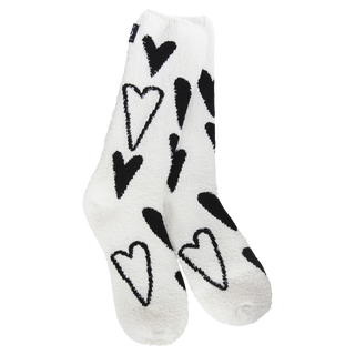 Black Hearts Cozy Crew - Buttercup Lynne Boutique
