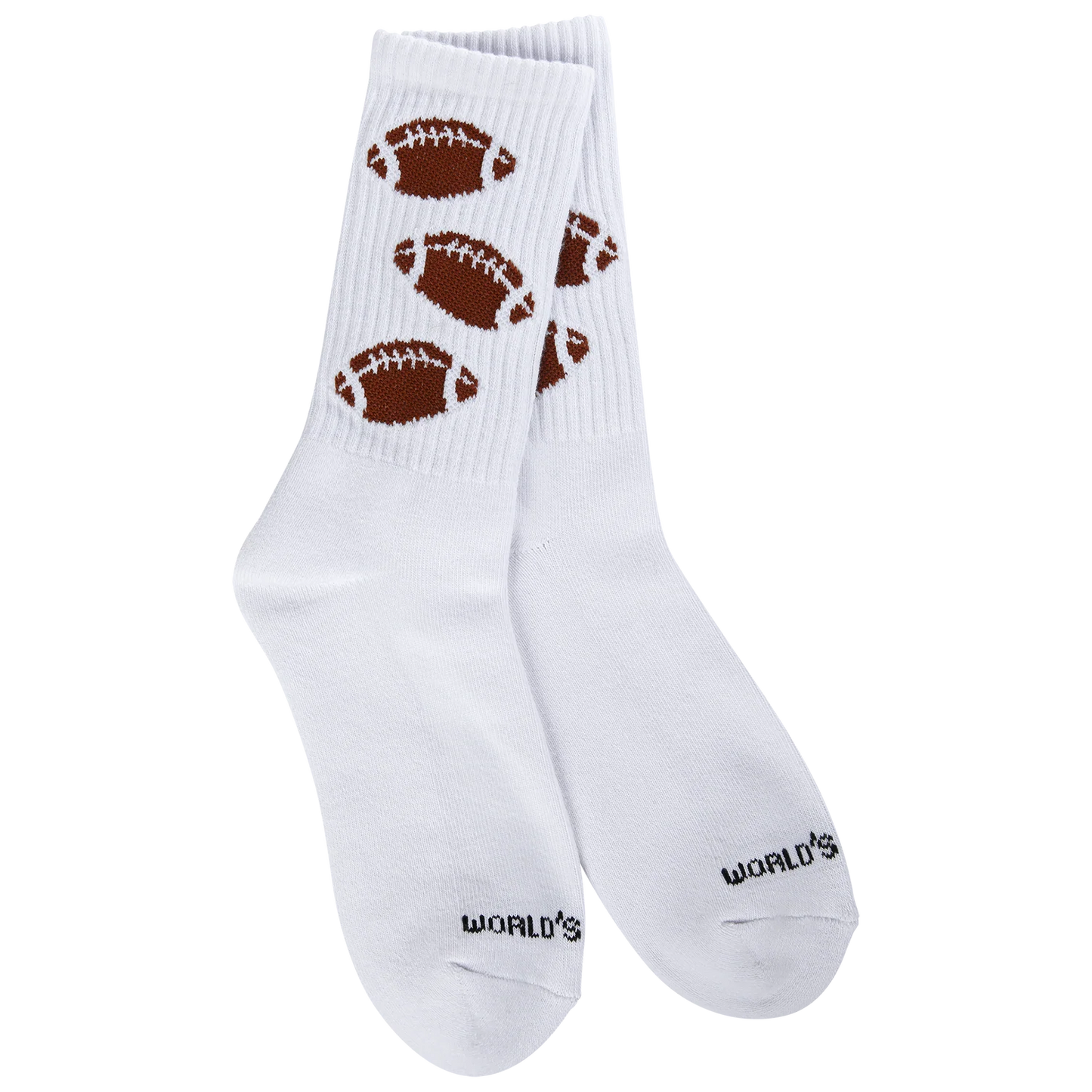 World’s Softest Sport Mini Crew Socks – Football