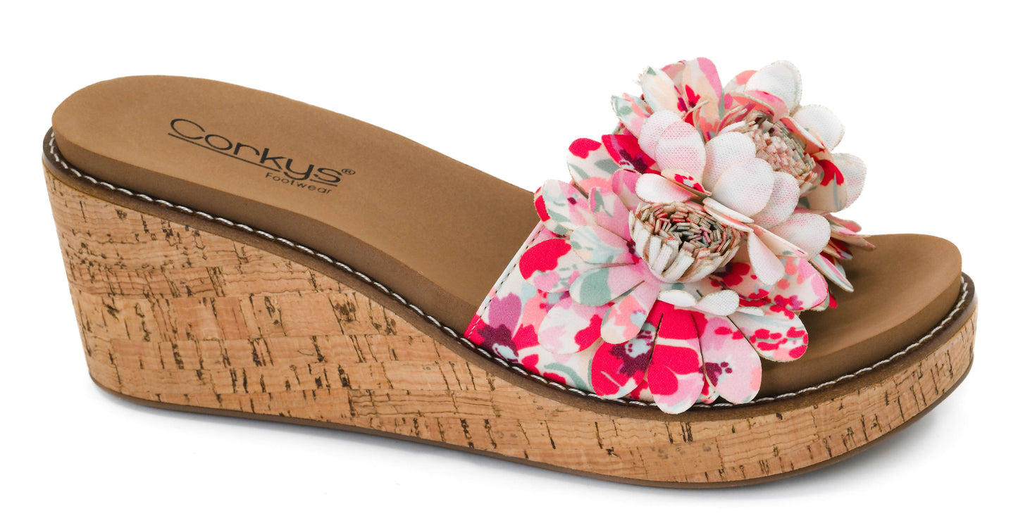 Corkys - Wildflower Wedge Sandal