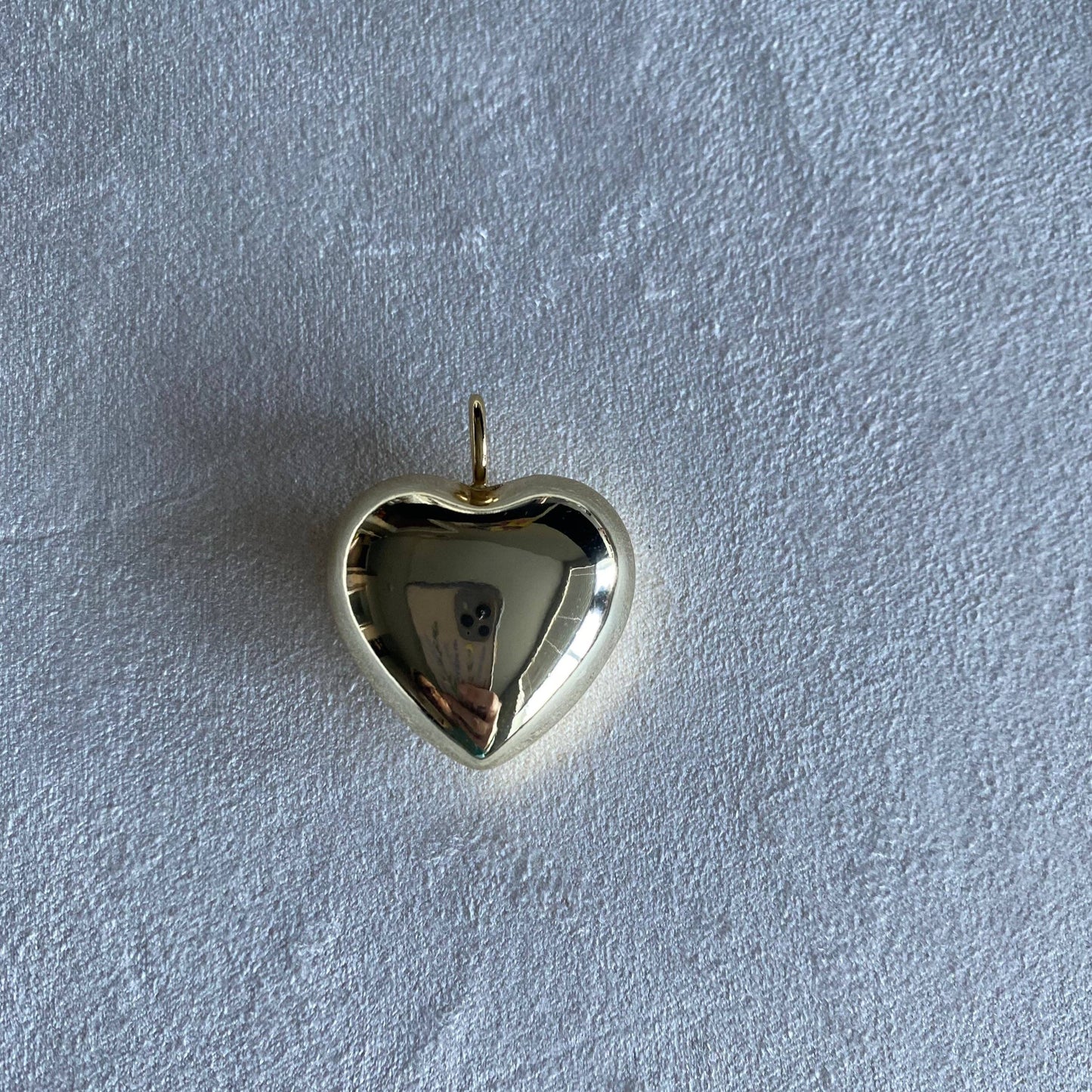 Heart Within Puffy Heart Charm - Buttercup Lynne Boutique