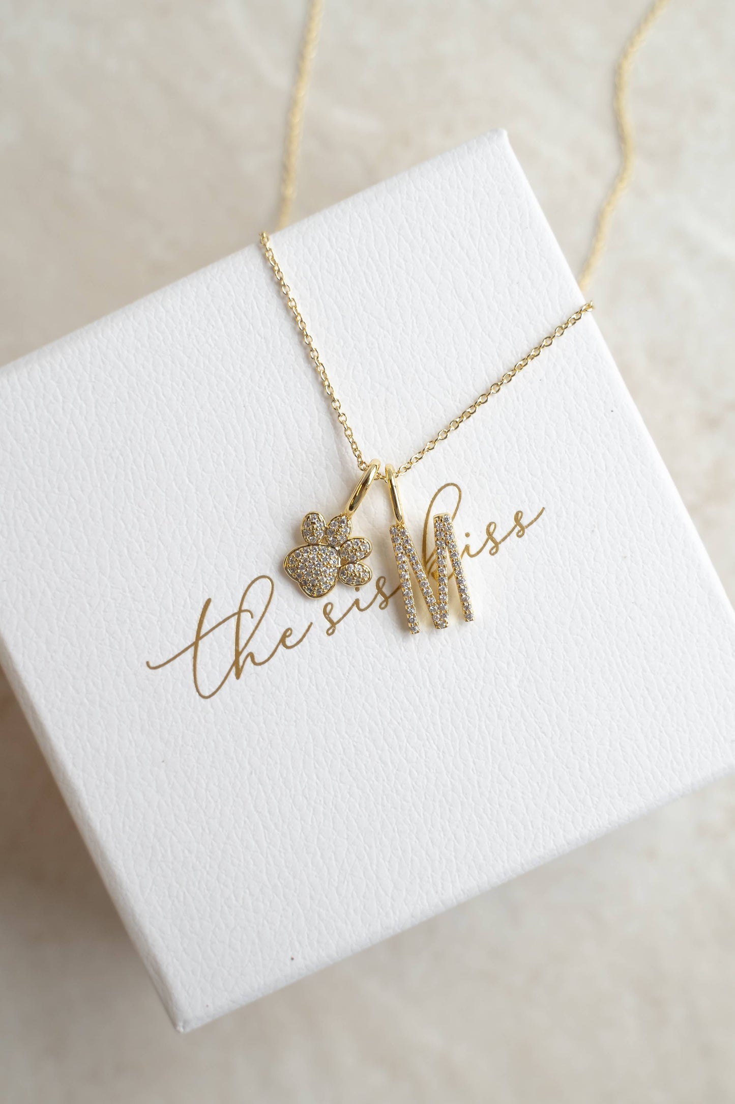 Furry Friend Paw Print Charm - Buttercup Lynne Boutique