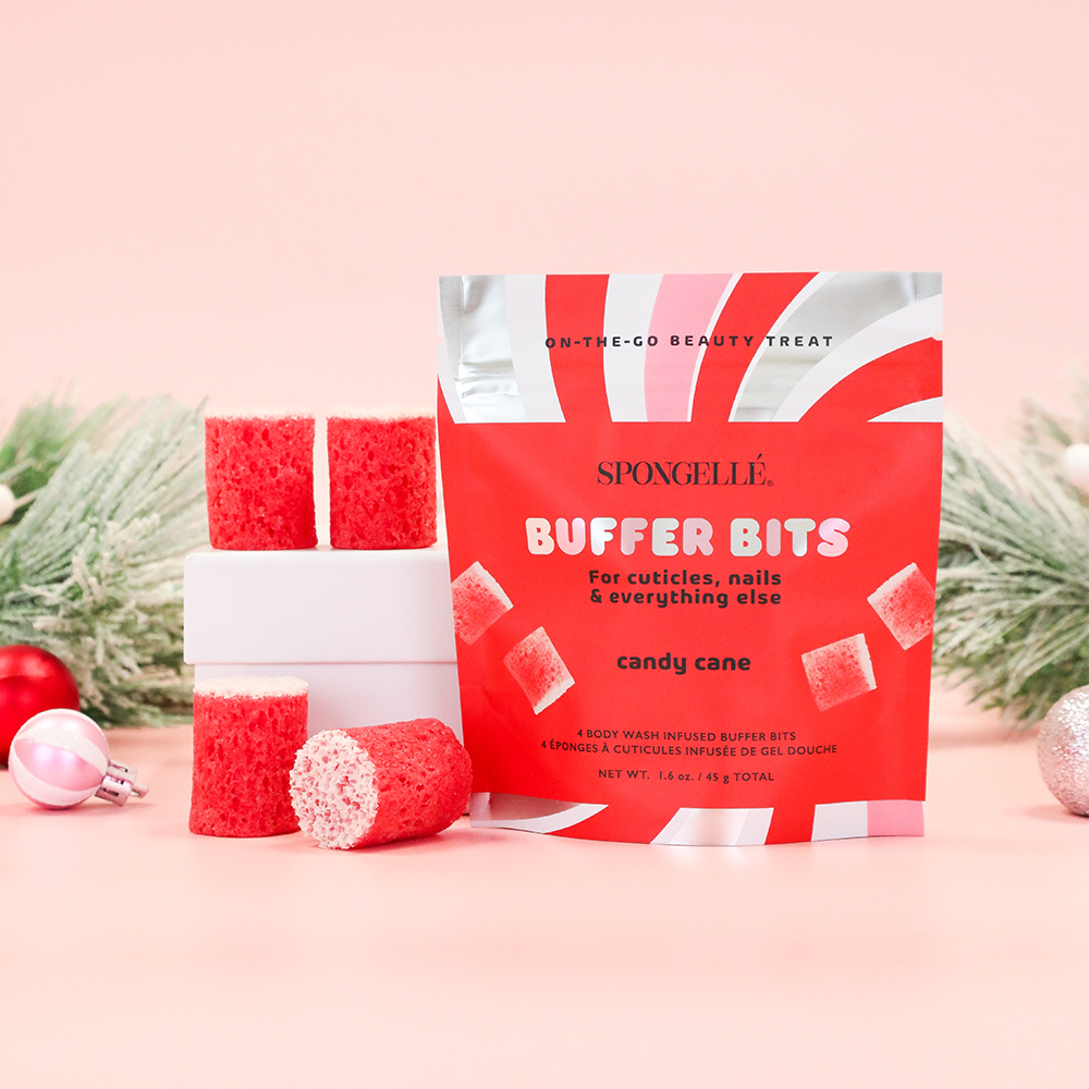 Candy Cane Holiday PediPOP Buffer Bits - Buttercup Lynne Boutique