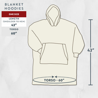 Lazy One Don't Moose Blanket Hoodie