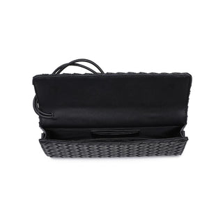 Ada Top Handle Woven East West Clutch Crossbody - Buttercup Lynne Boutique