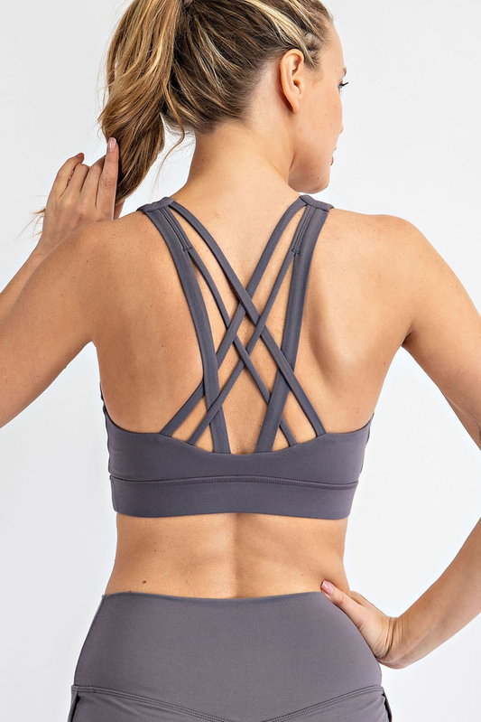 Get Up And Go Sports Bra - Buttercup Lynne Boutique