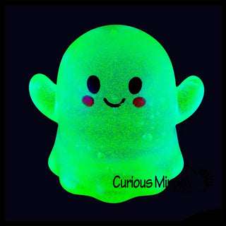 Curious Minds Toys -  Ghost Glow in the Dark Sugar Ball - Thick Glue/Gel Stretch