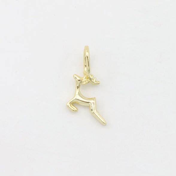 Mini Reindeer Charm - Buttercup Lynne Boutique