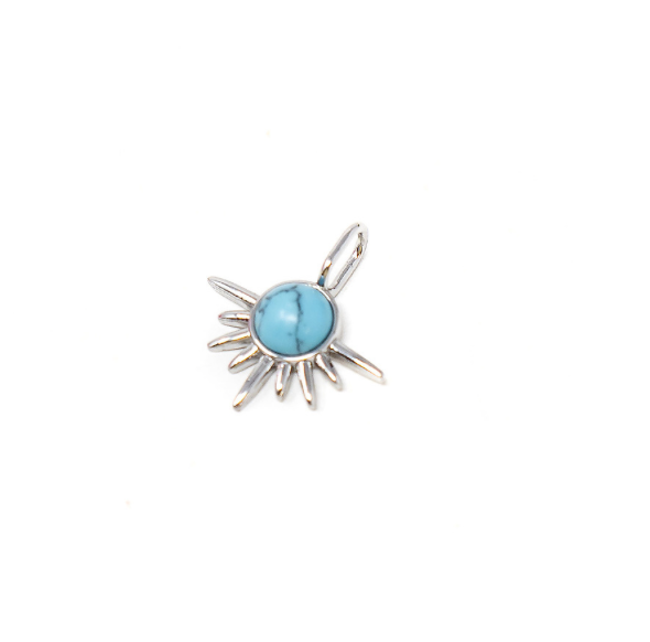 Twilight Whisper Turquoise Solstice Charm - Buttercup Lynne Boutique