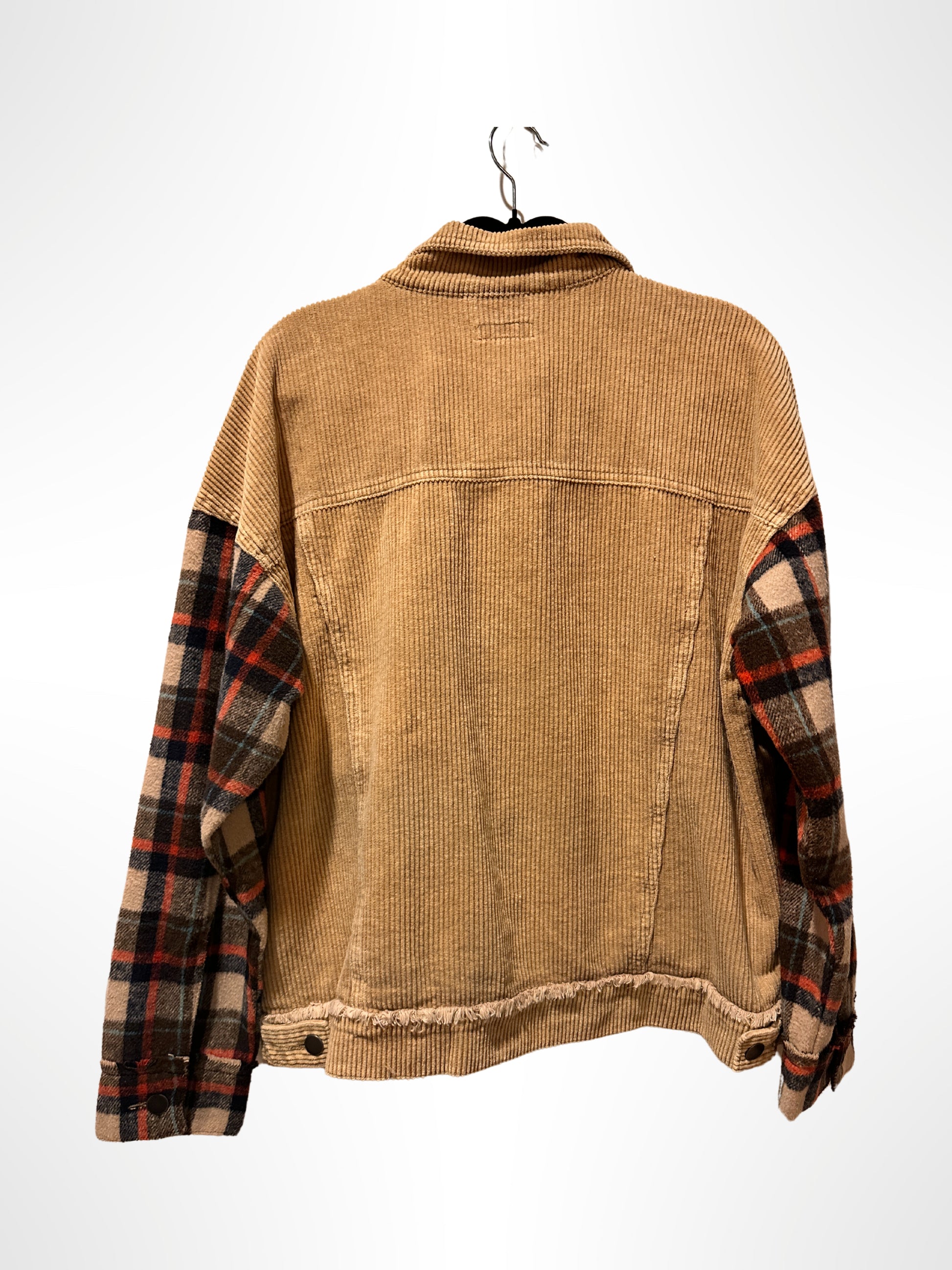 Loose Fit Corduroy Jacket - Regular Size - Buttercup Lynne Boutique