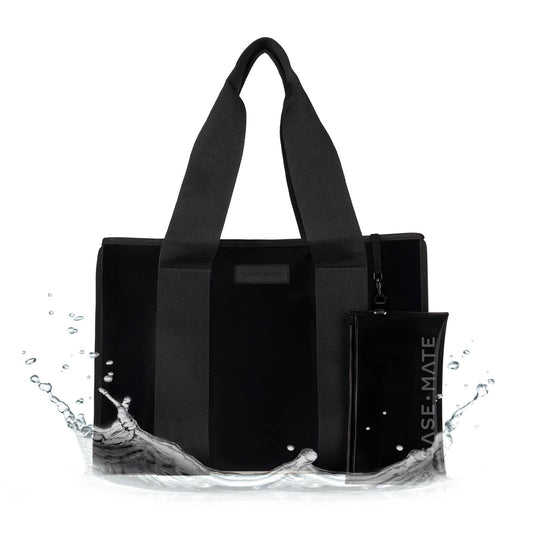 Case-Mate Midnight Black Jelly Tote – Waterproof Beach & Travel Bag