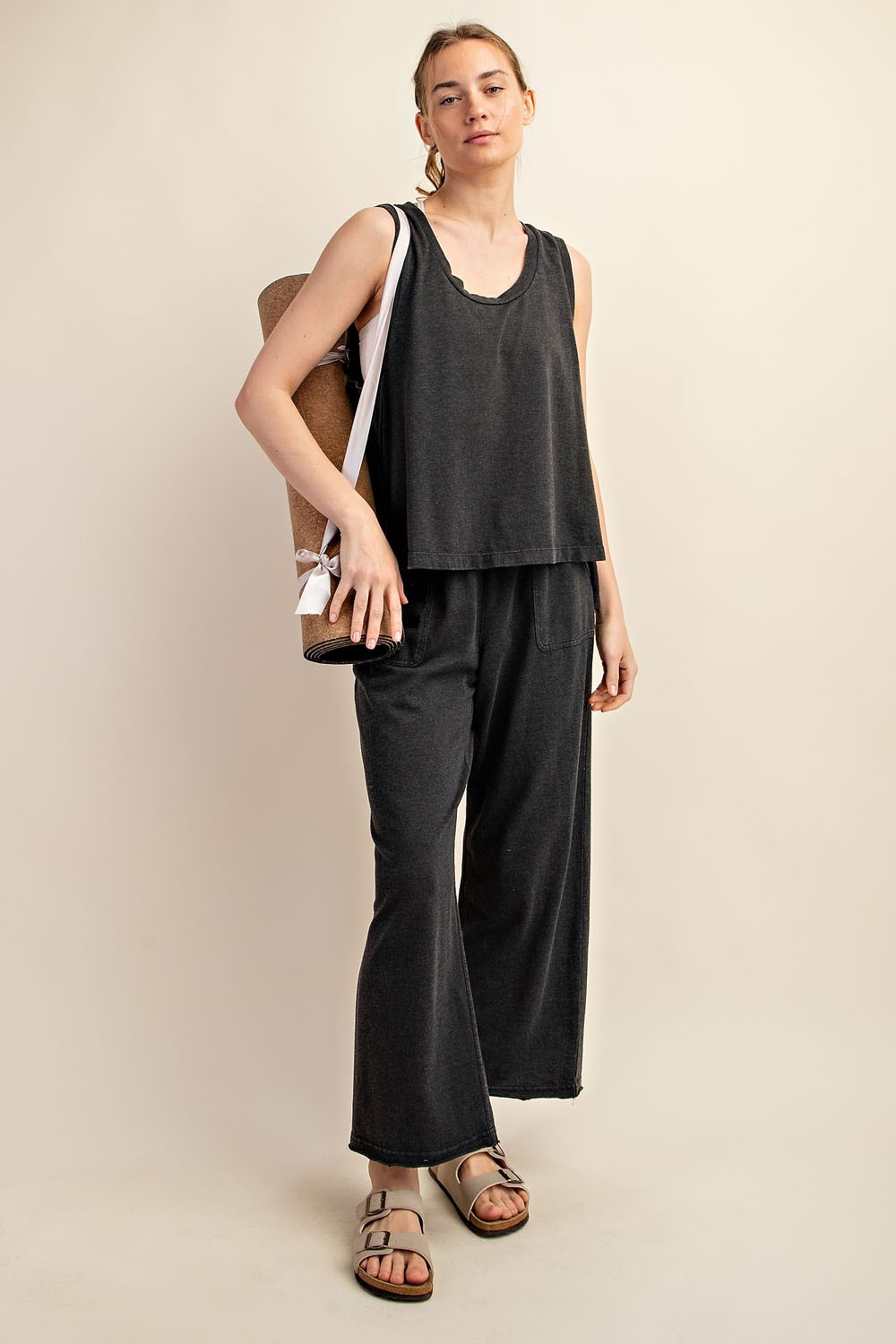 Up To Fate Mineral Washed Set - Buttercup Lynne Boutique