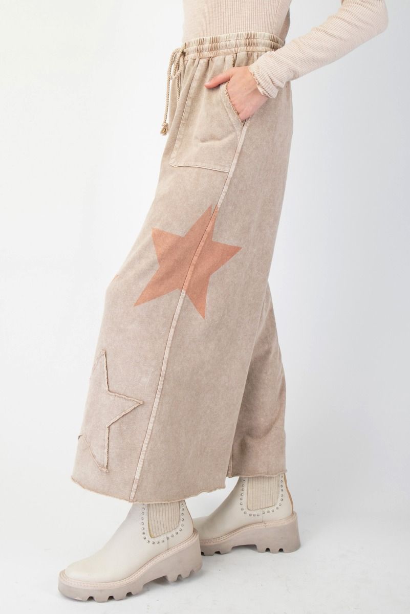 You're A Star Wide Leg Pants - Buttercup Lynne Boutique