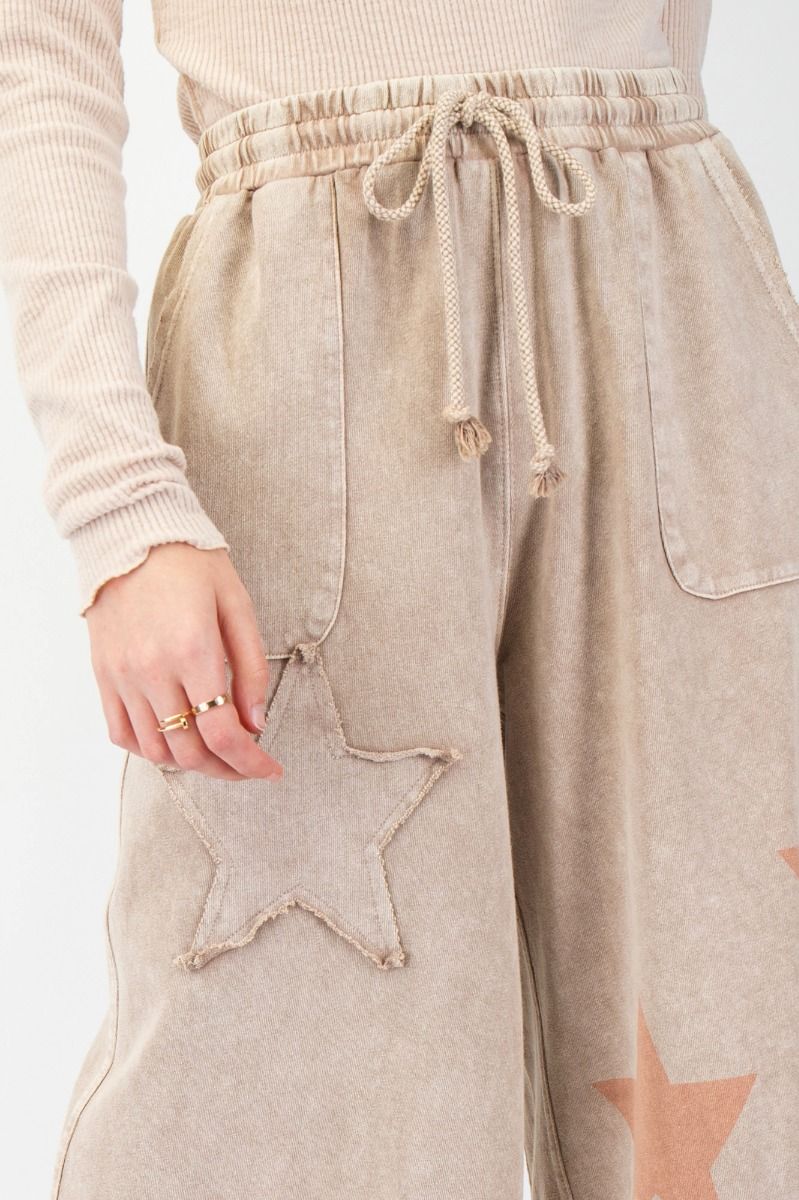 You're A Star Wide Leg Pants - Buttercup Lynne Boutique