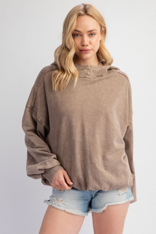 Fly Away Butterfly Print Hoodie - Buttercup Lynne Boutique